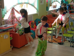 Веселая полоса препятствий.